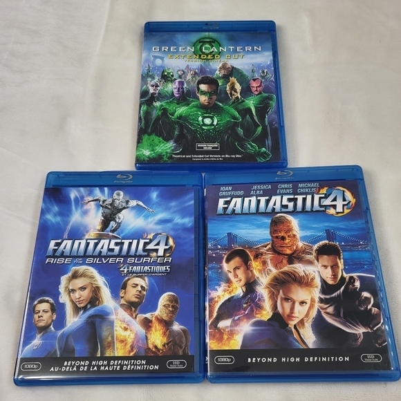 Fantastic Four and Green Lantern Blu-ray Set - Picture 1 of 4